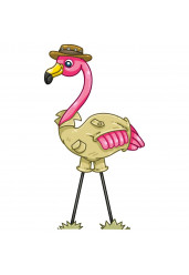 GEOLoggers Flamingo (NOT FOR EUROPE/UK) - ONE PER USERNAME ONLY!