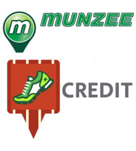 1 x Urban Fit Munzee CREDIT  (NOT FOR EUROPE/UK)